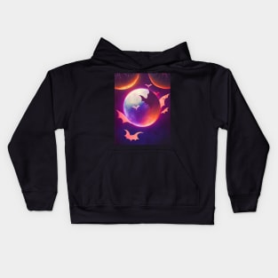 bats halloween Kids Hoodie